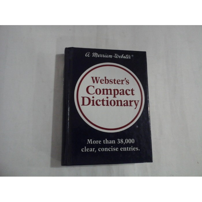   Webster's  Compact  DICTIONARY  -  a Merriam-Webster  